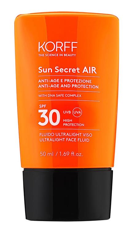 Korff Sun Secret Air Viso Protezione Solare Spf30 50 ml