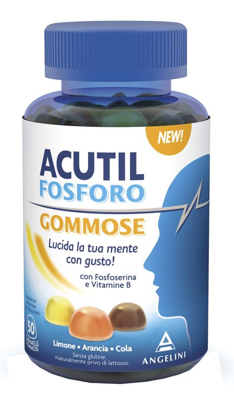 Acutil Fosforo con Fosfoserina e Vitamine B 50 Caramelle Gommose