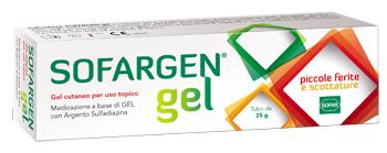 Sofargen Gel Cutaneo Uso Topico Medicazione Tubo 15 g
