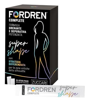 Fordren Complete Super Shape Integratore Drenante Depurativo 25 Stick Pack