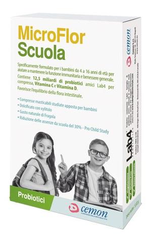 Microflor Scuola 30 Capsule Masticabili