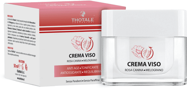 Thotale Crema Viso alla Rosa e Melograno Idratante