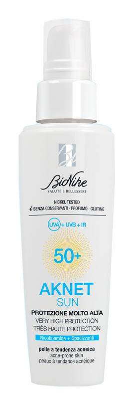 Bionike Aknet Sun Protezione Molto Alta Spf50+ 50 ml