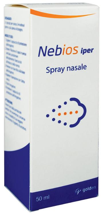 Nebios Iper Spray Nasale da 50 ml per Alleviare la Congestione