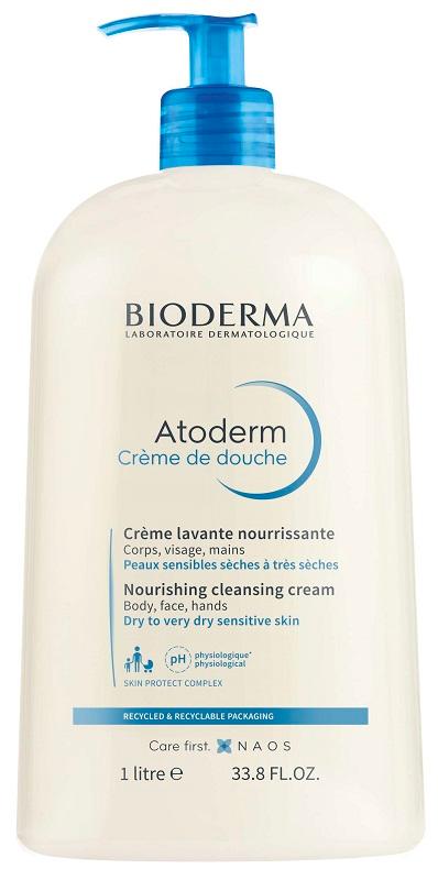 Bioderma Atoderm Creme De Douche Crema Detergente Ultra Nutriente 1 Lt