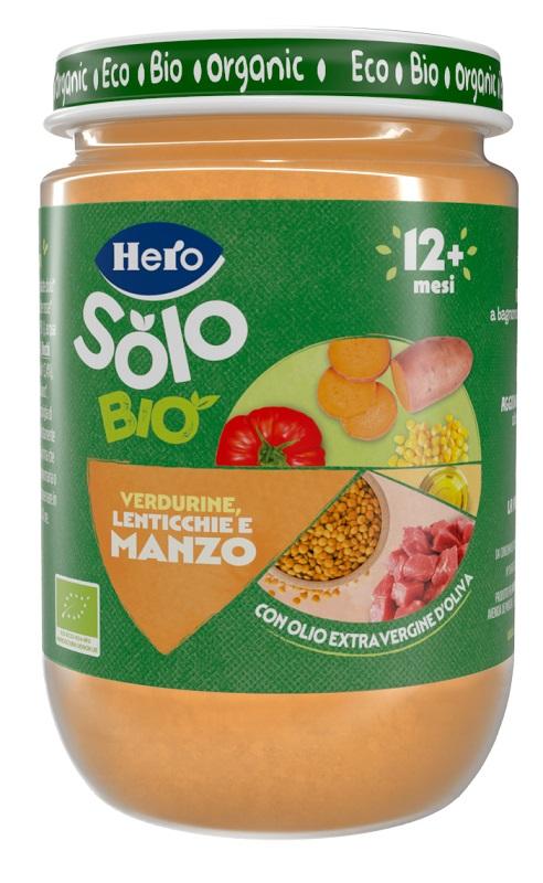 Hero Solo 100% Biologico Verdurine e Manzo 120 gr