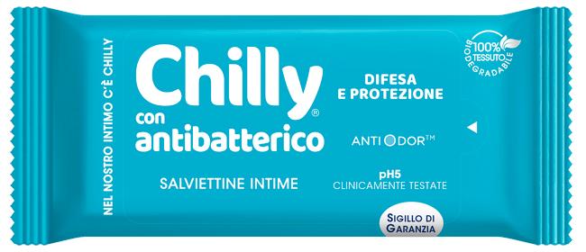 Chilly Salviette Intime con Antibatterico Formula Formula Attiva 12 Pezzi