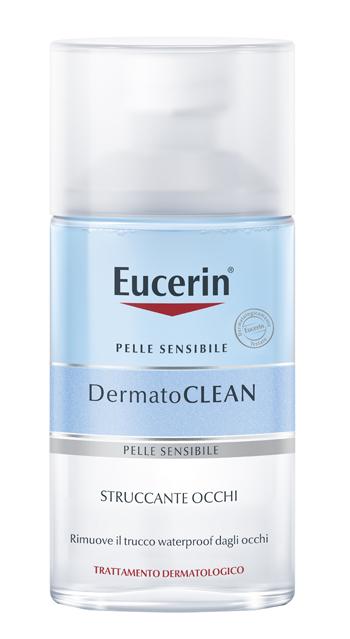Eucerin Dermatoclean Struccante Occhi Delicato Rimuove Trucco Waterproof 125 ml