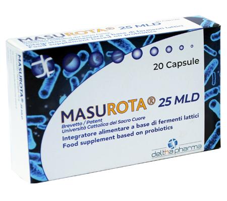 Masurota 25 Miliardl Integratore per il Benessere Intestinale 20 Capsule