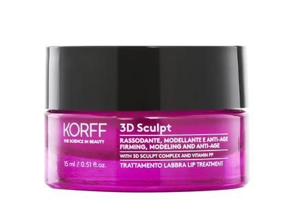 Korff 3D Sculpt Crema Labbra Rassodante Antiage 15 ml
