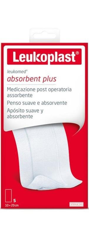 Leukomed Medicazione Autoadesiva Garza Tessuto Non Tessuto 10x20 Cm 5 Pezzi