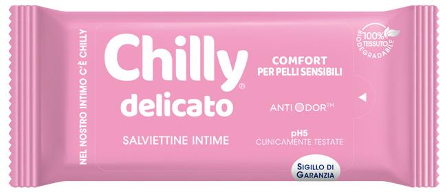 Chilly Salviette Intime Delicate Formula Delicata 12 Pezzi