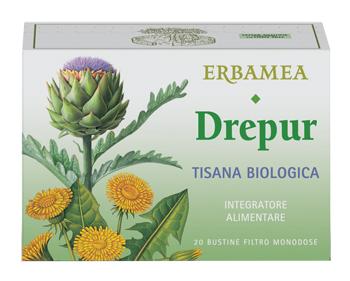 Erbamea Drepur Tisana Biologica per la Funzionalità Epatica 20 Bustine