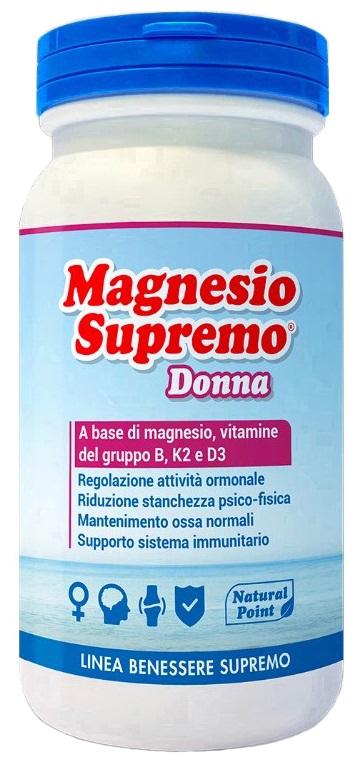 Magnesio Supremo Donna Integratore Alimentare di Vitamine e Minerali 150 g