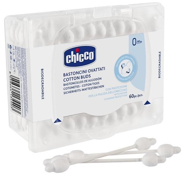 Chicco Bastoncini Ovattati Cotton Fioc 64 pezzi