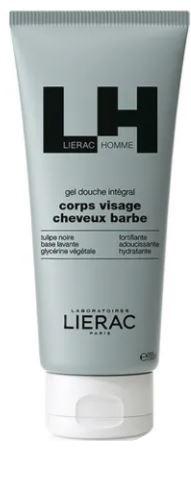Lierac Homme Gel Doccia 4in1 per Corpo, Viso, Capelli e Rasatura 200 ml