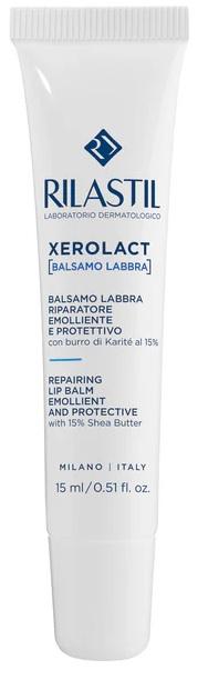 Rilastil Xerolact Balsamo Labbra Riparatore Emolliente e Protettivo 15 ml