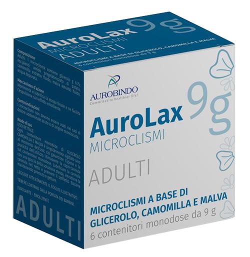 Aurolax Microclismi Adulti 6 Contenitori 9g
