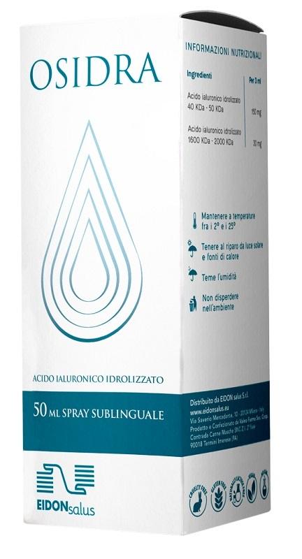 Osidra Spray Sublinguale Integratore Alimentare con Acido Ialuronico 50 ml