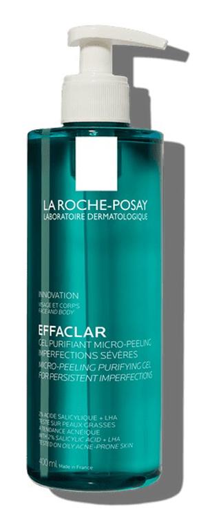 La Roche Posay Effaclar Gel Micro Peeling per Pelle a Tendenza Acneica 400 ml