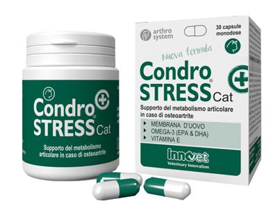 Innovet Condrostress+ Cat Integratore Articolare Contro Osteoartrite Gatti 30 Ca