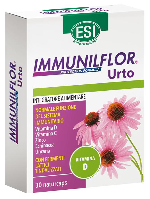 Esi Immunilflor Urto Integratore Vitamina D per Sistema Immunitario 30 naturcaps