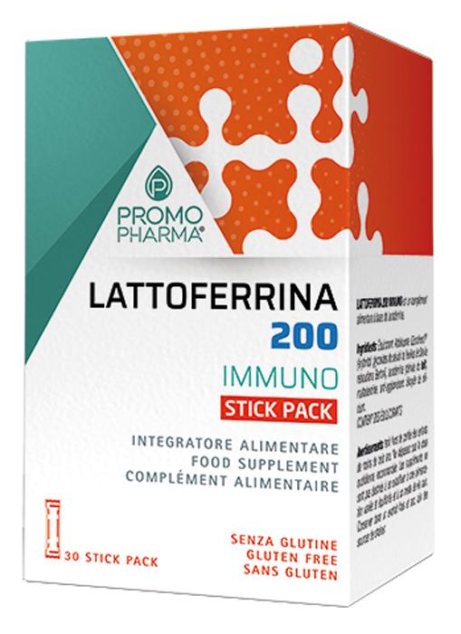 Promopharma Lattoferrina 200mg Integratore per le Difese Immunitarie 30stickpack
