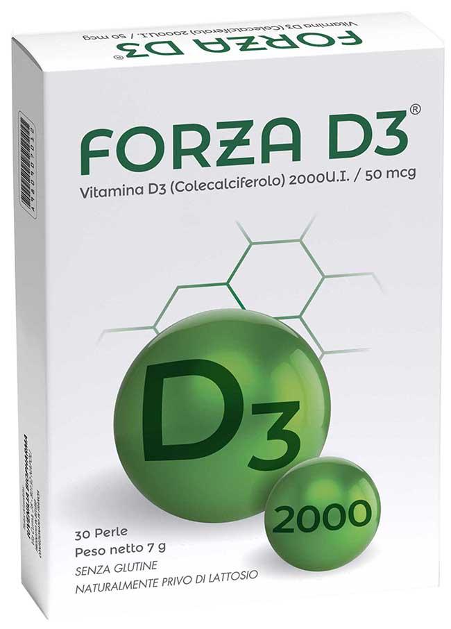 Forza D3 Integratore di Vitamina D3 in Soft Gel 30 Capsule