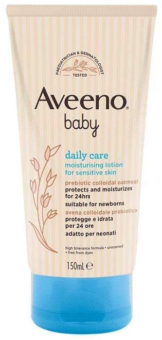 Aveeno Baby Daily Care Crema Idratante Neonati per Pelli Sensibili 150 ml