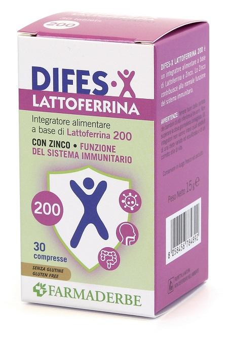 Difes-X Lattoferrina 200 30 Compresse