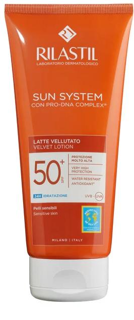 Rilastil Sun System Spf 50+ Latte Solare Protettivo Vellutato 200 ml