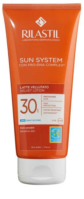 Rilastil Sun System Latte Vellutato Corpo Spf30 Emulsione Fluida 200 ml