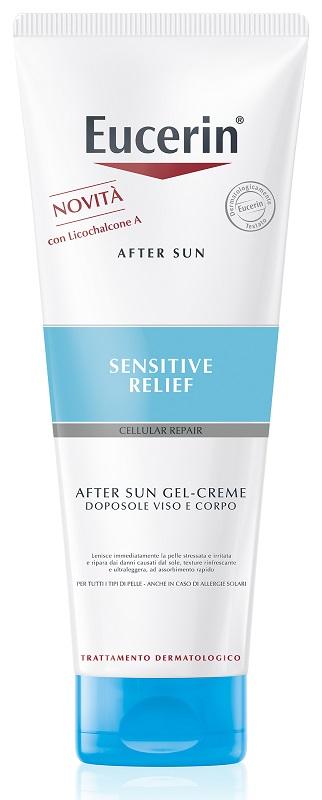 Eucerin After Sun Sensitive Relief Crema-Gel Doposole Viso e Corpo 200 ml