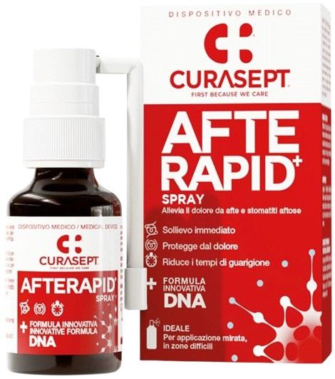 Curasept Spray Afte Rapid Dna Allevia il Dolore da Afte e Stomatiti 15 ml
