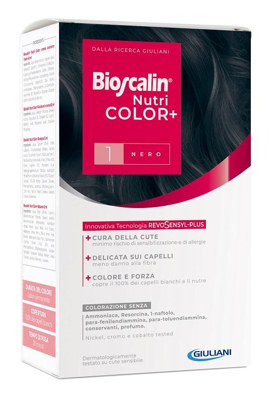 Bioscalin Nutricolor Plus Colorazione Permanente Tintura n. 1 Nero