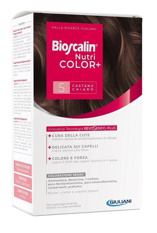 Bioscalin Nutricolor Plus Colorazione Permanente Tintura n. 5 Castano Chiaro
