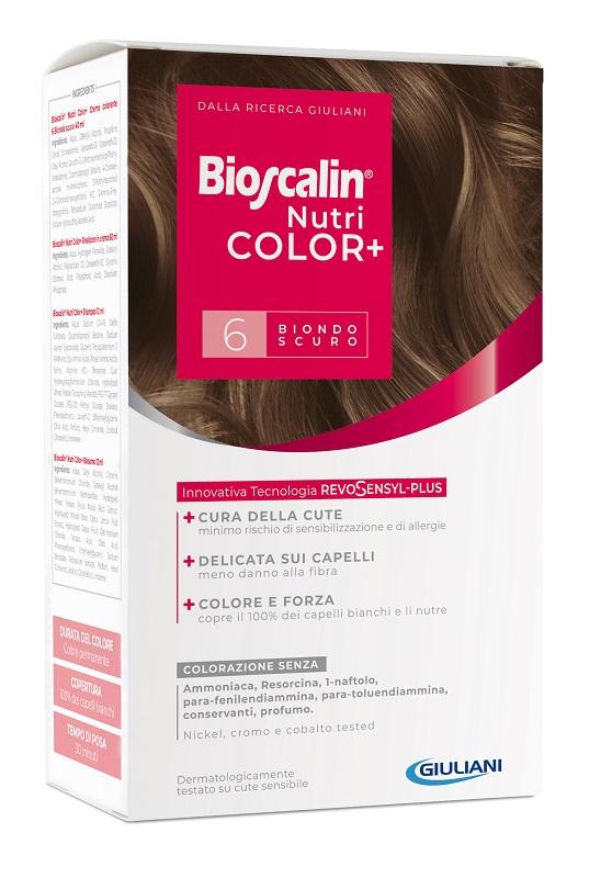 Bioscalin Nutricolor Plus Colorazione Permanente Tintura n. 6 Biondo Scuro