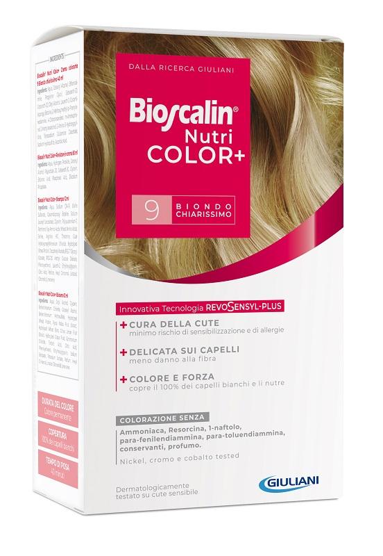 Bioscalin Nutricolor Plus Colorazione Permanente Tintura n.9 Biondo Chiarissimo