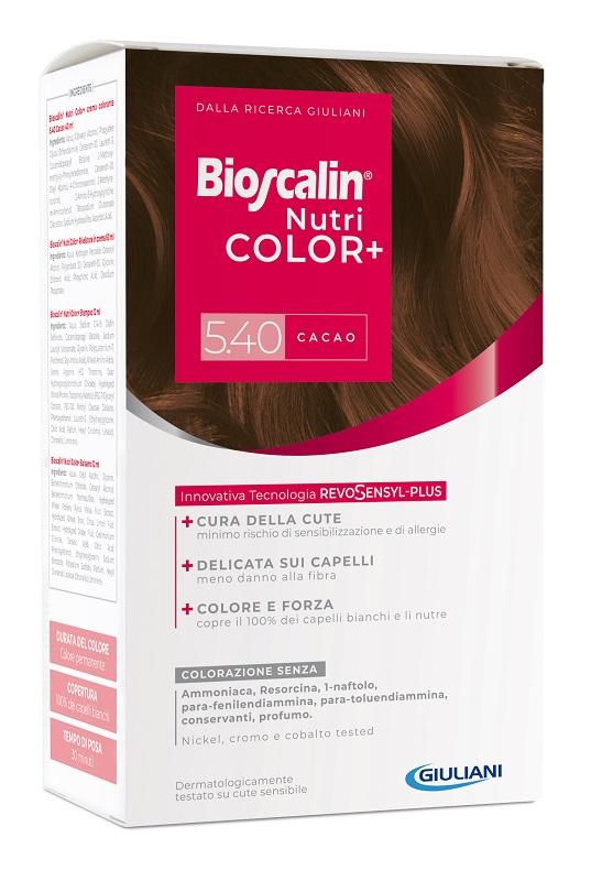 Bioscalin Nutricolor Plus Colorazione Permanente Tintura n.5,40 Cacao