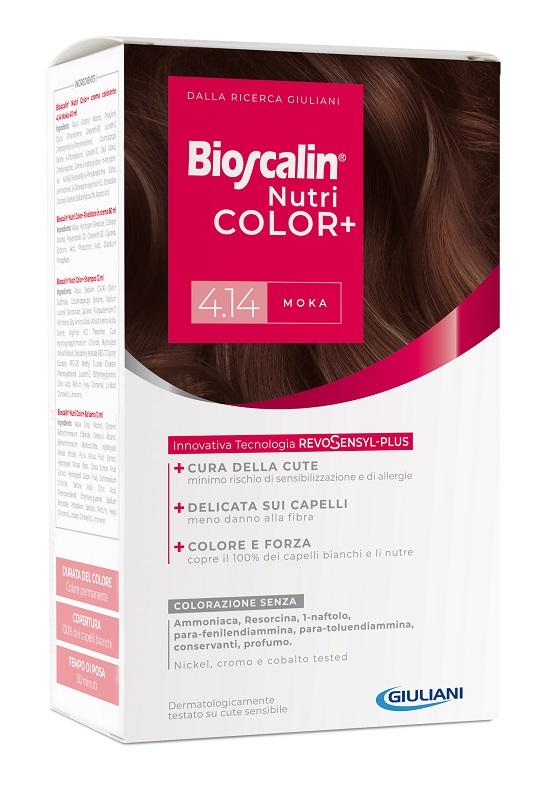 Bioscalin Nutricolor Plus Colorazione Permanente Tintura n. 4,14 Moka