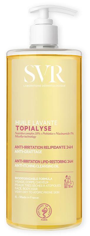 SVR Topialyse Huile Lavante Olio Detergente Emolliente Pelle Secca 1 lt