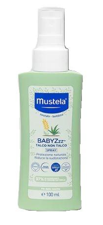 Mustela Babyzzz Talco Non Talco Spray Anti-Zanzare Riduce la Sudorazione 100 ml