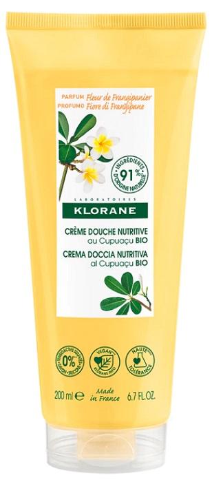 Klorane Crema Doccia Fiore di Frangipane per Pelli Secche e Molto Secche 200 ml