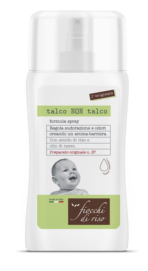 Fiocchi Di Riso Talco Non Talco Spray Trattamento Sudorazione 2 x 100 ml