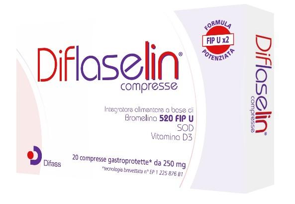 Diflaselin Integratore Drenante Con Bromelina 20 Compresse Gastroprotette
