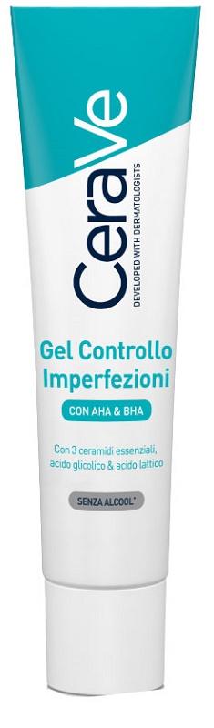 Cerave Acne Aha Bha Gel Viso per il Controllo delle Imperfezioni 40 ml