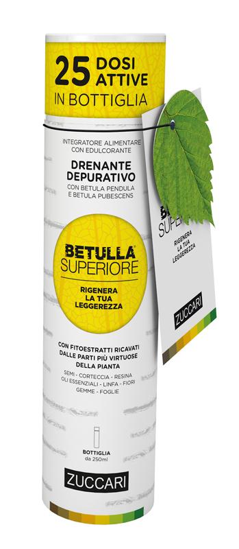 Zuccari Betulla Superiore Drenante Depurativo Bottiglia 250 ml