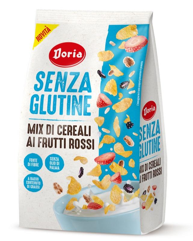 Doria Mix Cereali Ai Frutti Rossi Senza Glutine 275g