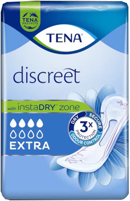 Tena Discreet Extra Assorbente per Perdite Urinarie 10 pezzi