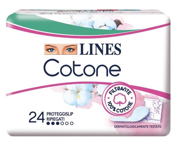 Lines Cotonatura Bio Salvaslip Biodegradabili 24 Pezzi